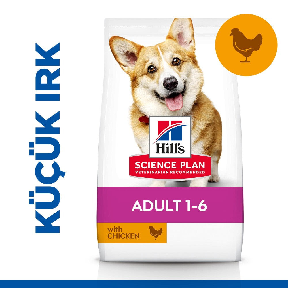 Hill's Science Plan Yetişkin Küçük Ve Mini Irk Tavuklu Köpek Maması 1.5 KG | SRC: Barcode: 052742059495